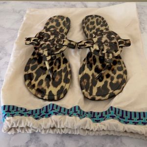 Tory Burch leopard Miller sandal